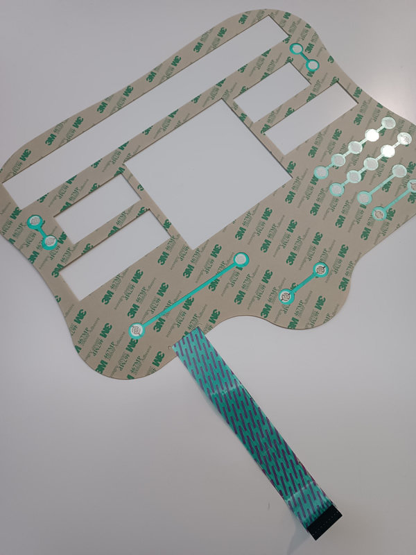 Circuito stampato per tastiera a membrana per tapis roulant 02